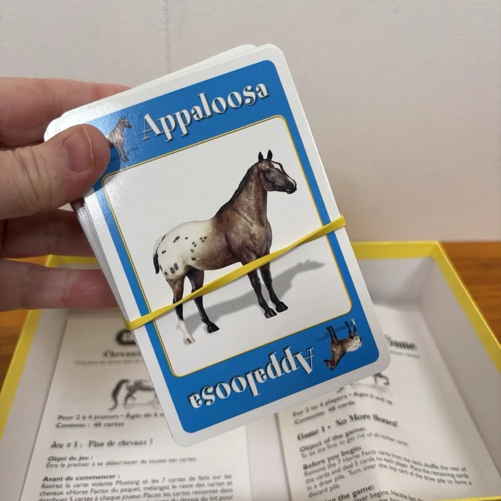 Breyer HORSE PLAY‎ Card Game  - Plastic Horse Missing